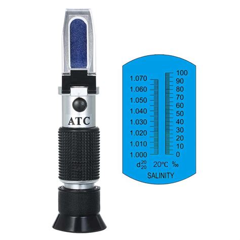 how to calibrate an optical salinity refractometer|hand held salinity refractometer.